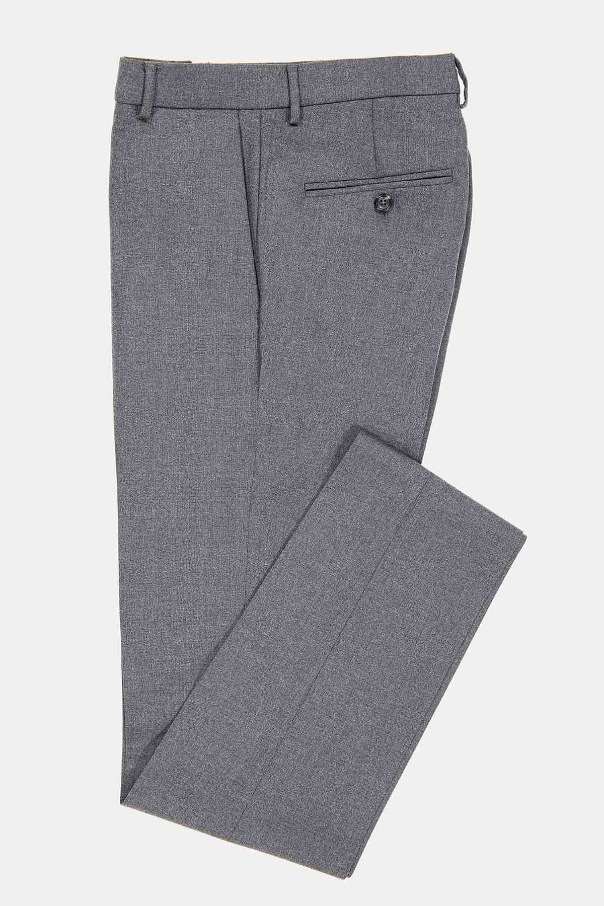 PANTALÓN VESTIR HIGH LIFE GRIS SLIM FIT