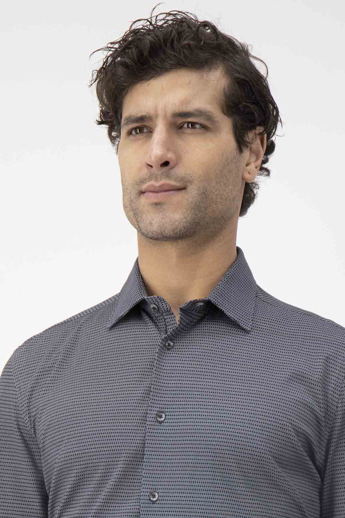 CAMISA KNIT CALDERONI NEGRO SLIM FIT