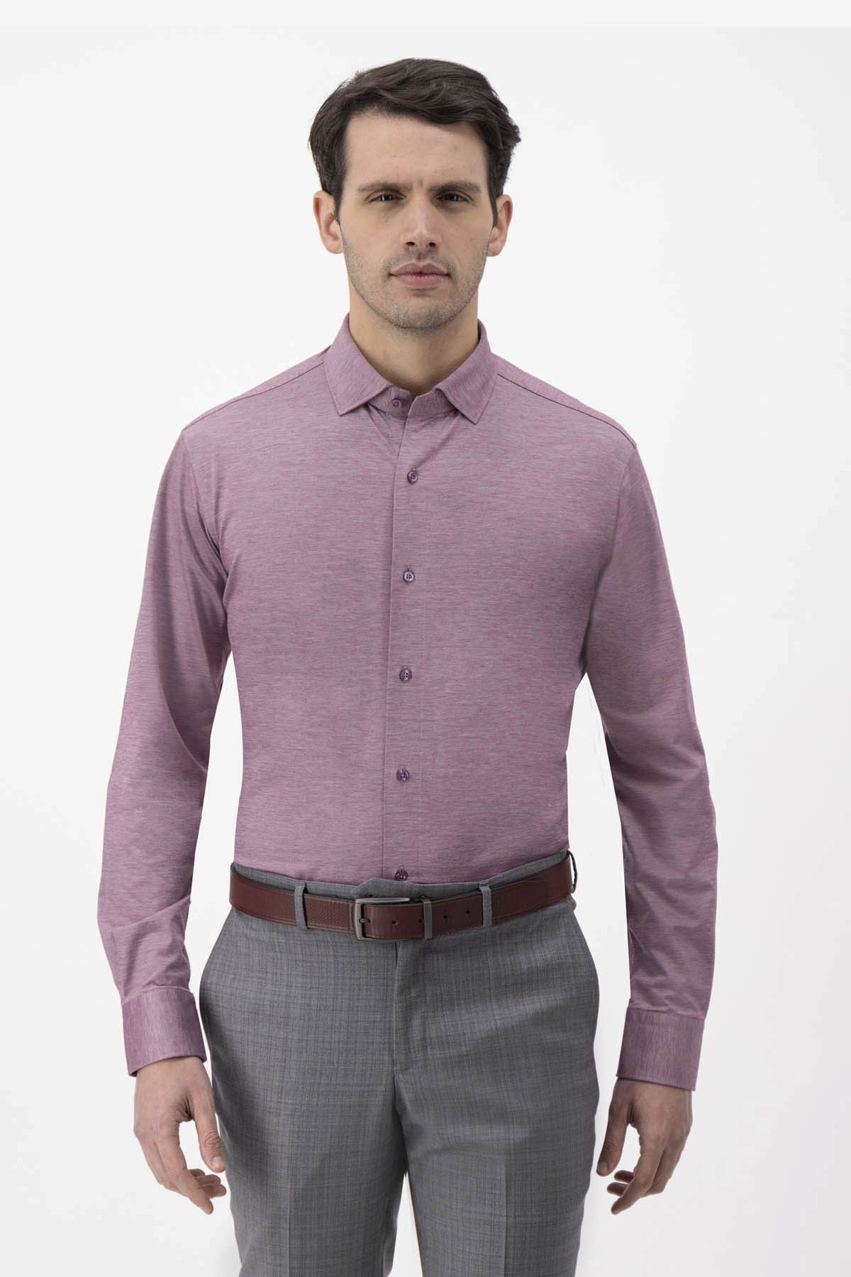 CAMISA FORMAL KNIT CALDERONI CONTEMPORARY FIT