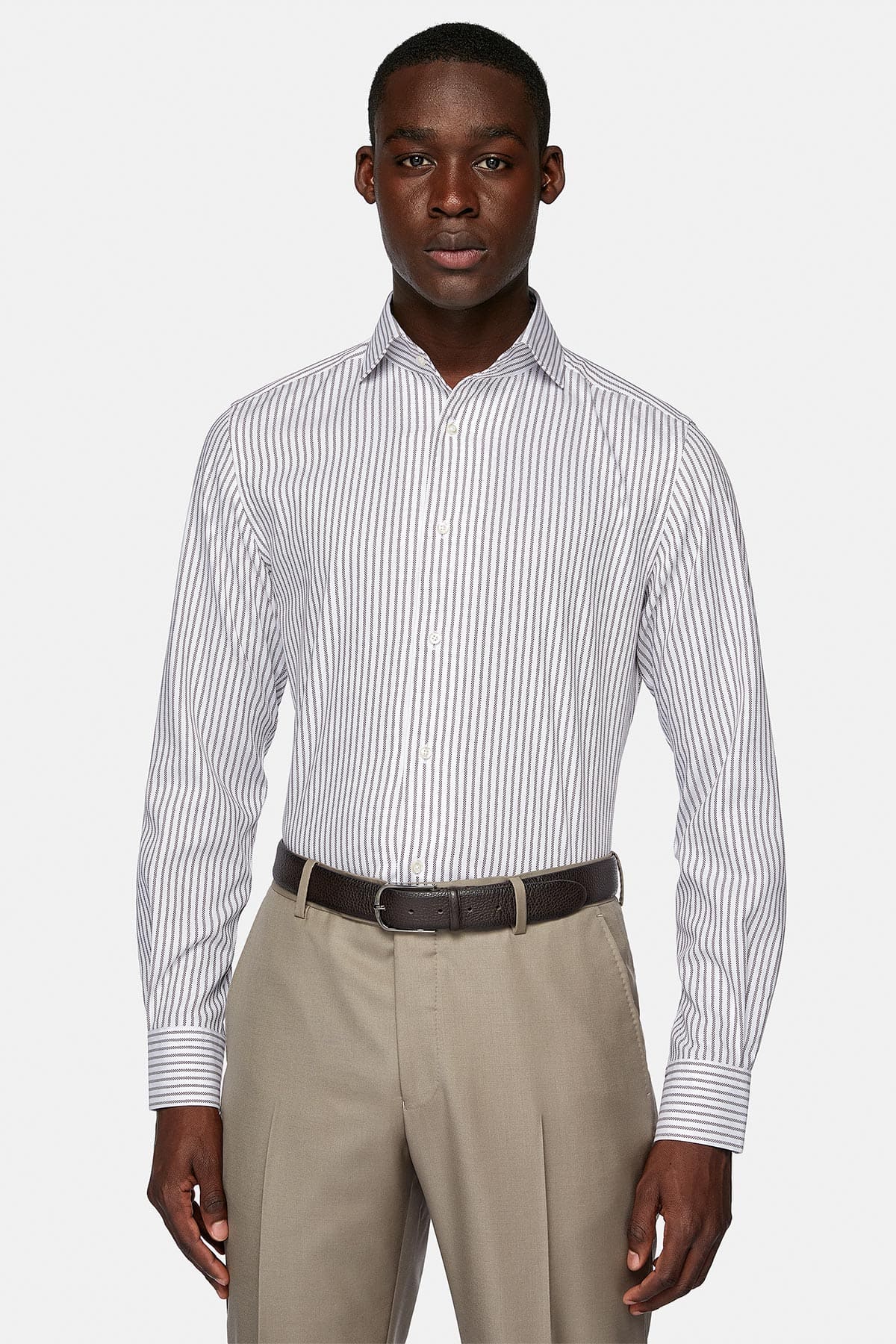 CAMISA FORMAL CAFÉ REGULAR FIT