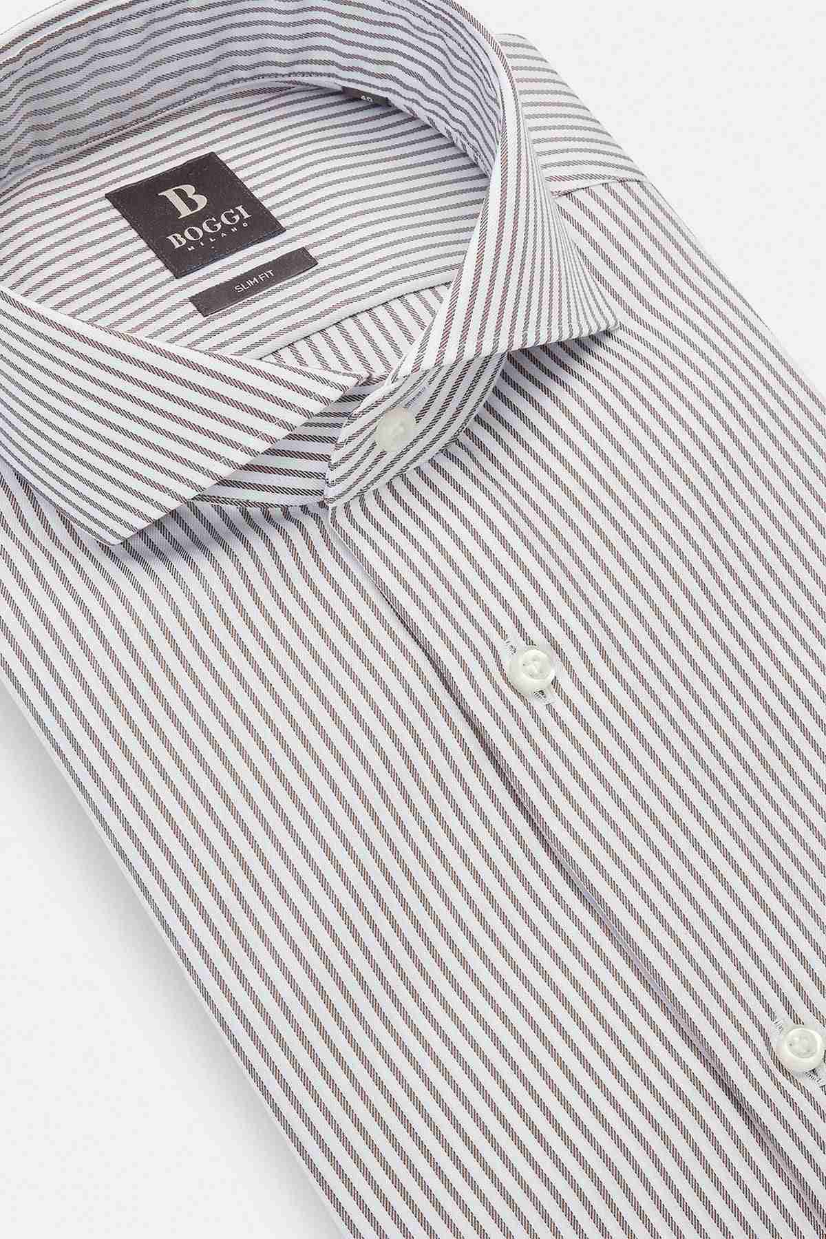 CAMISA FORMAL CAFÉ REGULAR FIT