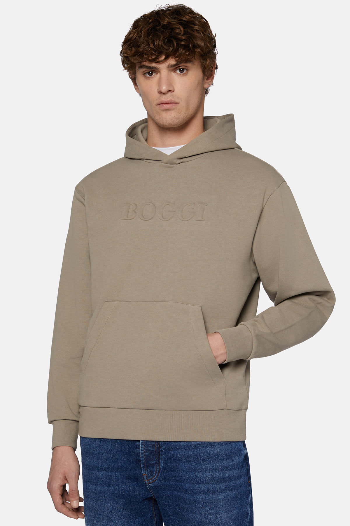 SUDADERA GRIS BOGGI