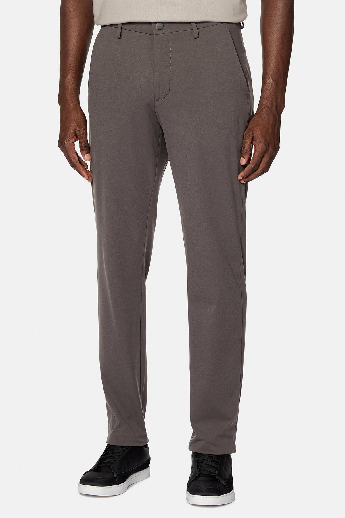 PANTALÓN FORMAL GRIS OXFORD REGULAR FIT