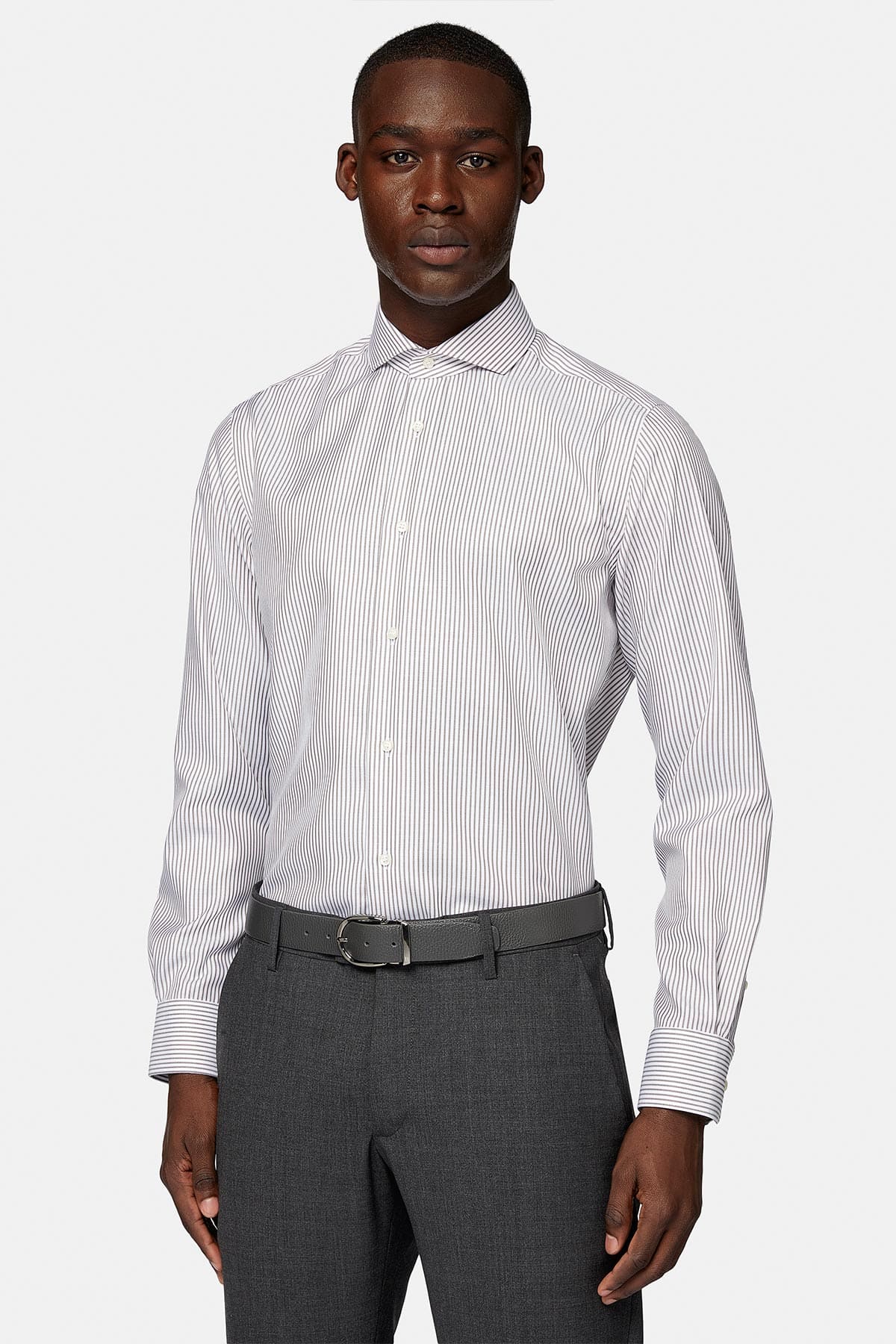 CAMISA FORMAL CAFÉ REGULAR FIT