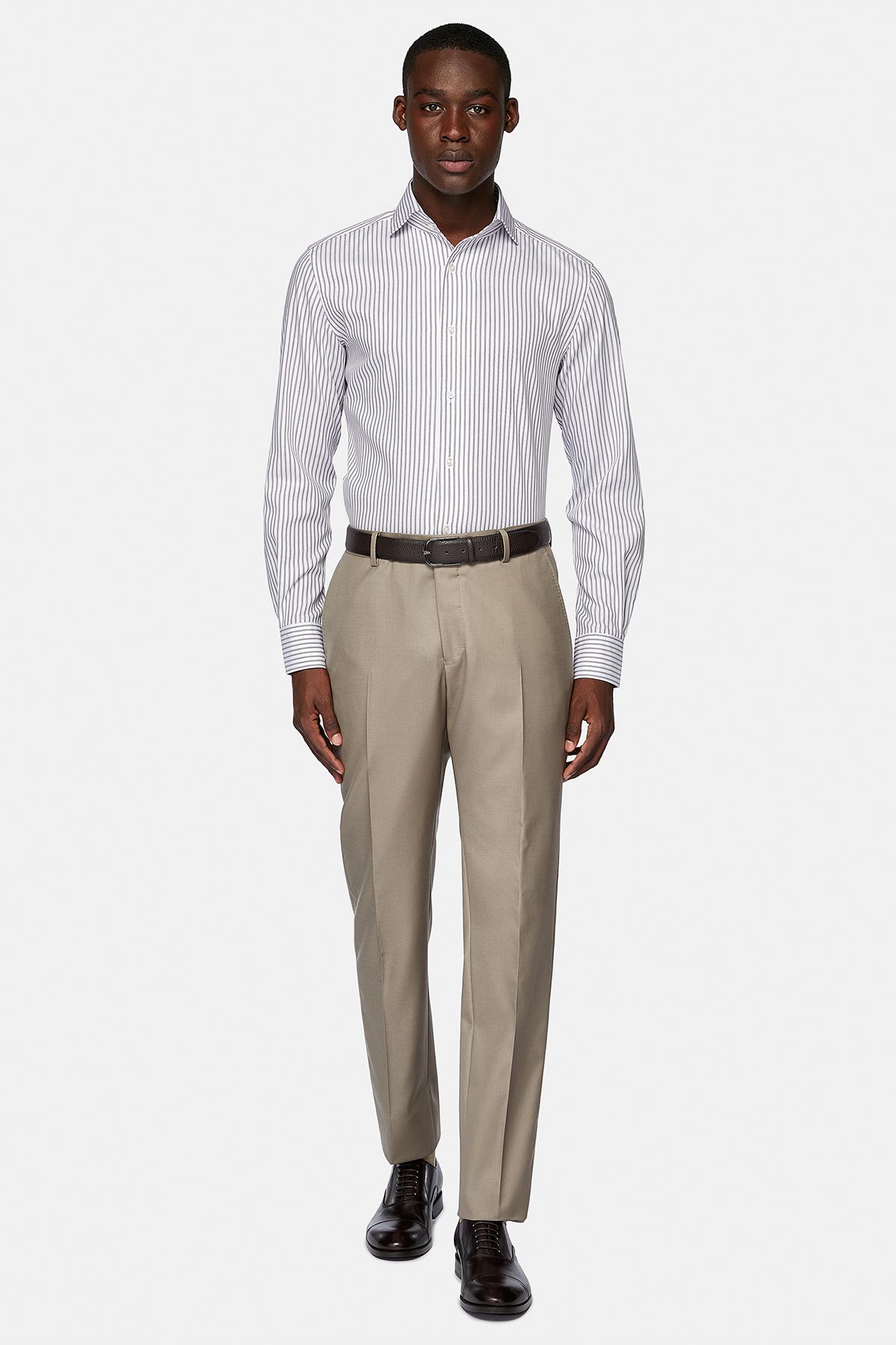 CAMISA FORMAL CAFÉ REGULAR FIT