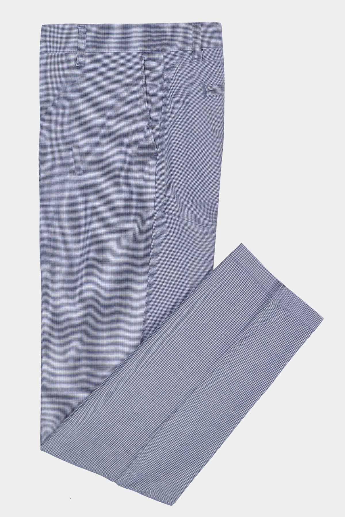 PANTALÓN CHINO CALDERONI AZUL CONTEMPORARY FIT