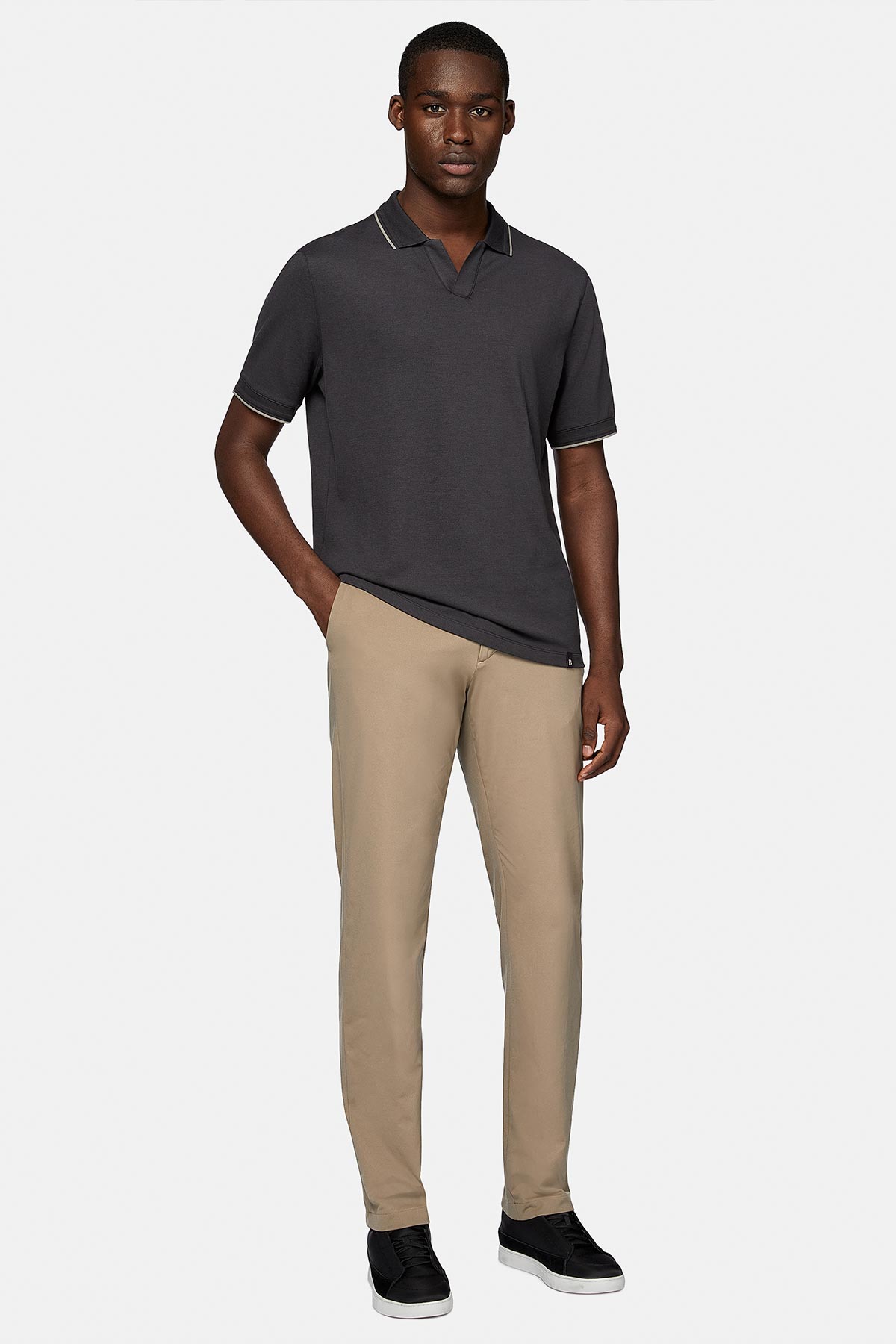 PANTALÓN FORMAL BEIGE REGULAR FIT